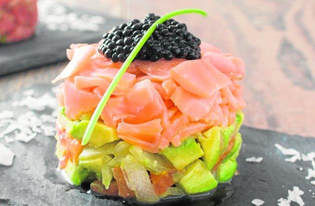 El mejor tartar de salmon ahumado
